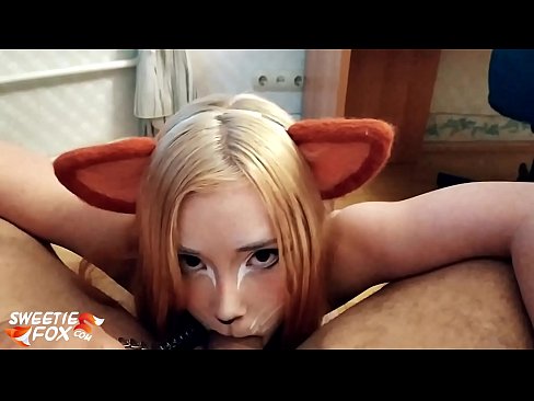❤️ Kitsune înghite pula și ejaculează în gură ❤❌  at porn ro.hentaiser.ru ﹏